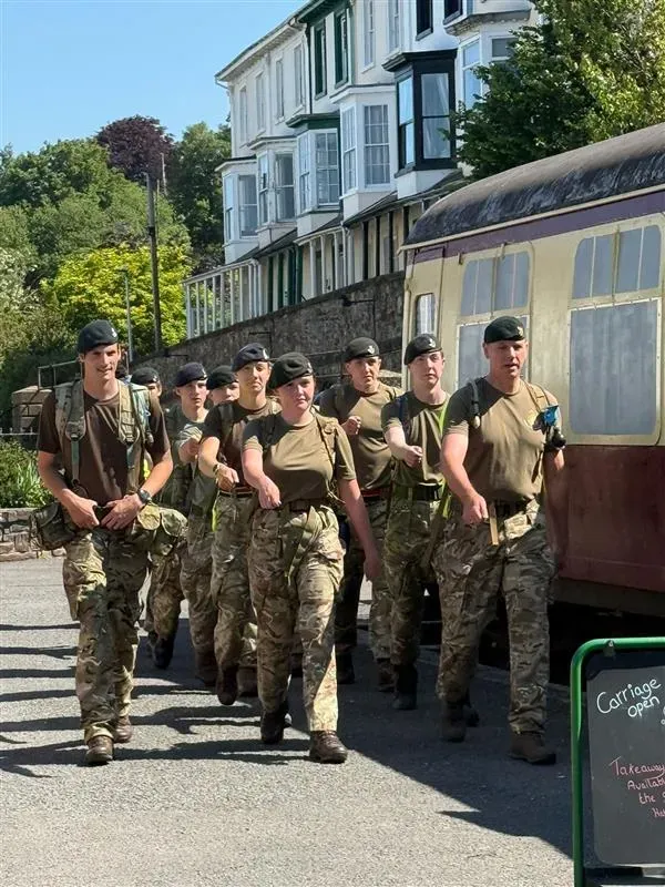 Cadets marching